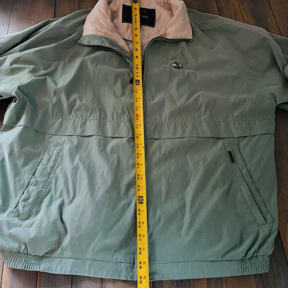 Vintage TEHAMA Pebble Beach Green Golf Full zip Windbreaker Size XXL (Y8) - Picture 7 of 9